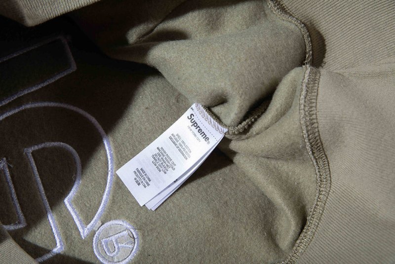 - 全新特價 - SUPREME 直排LOGO刷毛連帽上衣(藍L) - VANASH