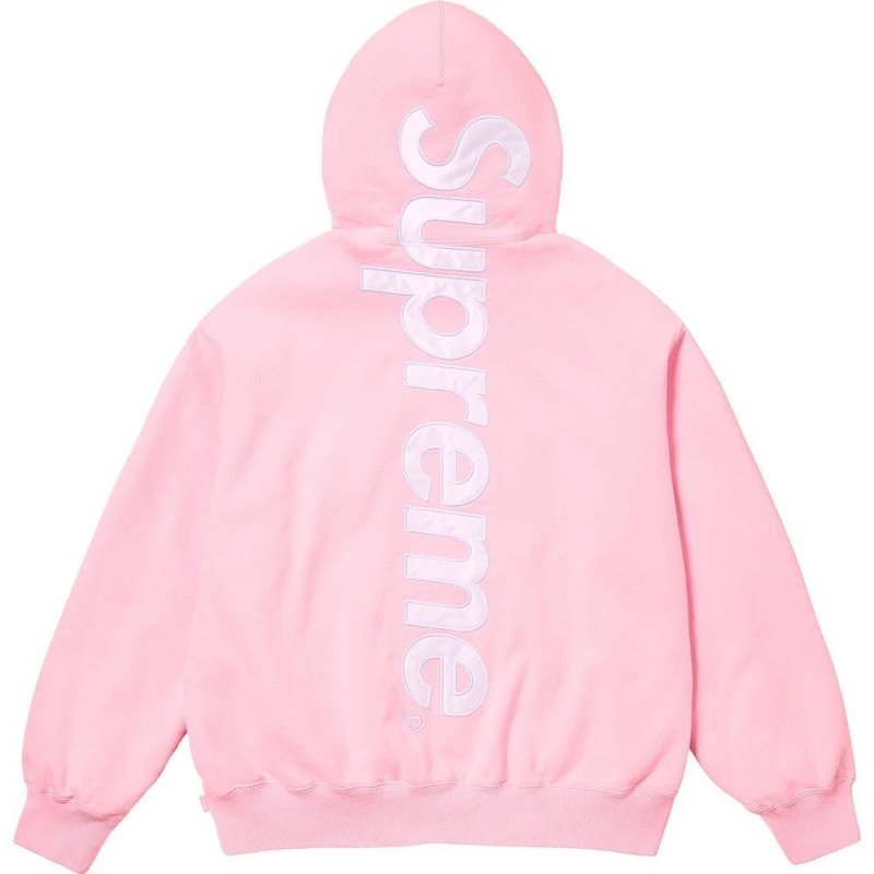 - 全新特價 - SUPREME 直排LOGO刷毛連帽上衣(藍L) - VANASH