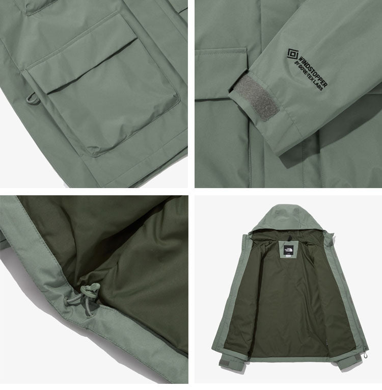 The North Face W/Stopper 韓國北臉防風連帽工裝外套