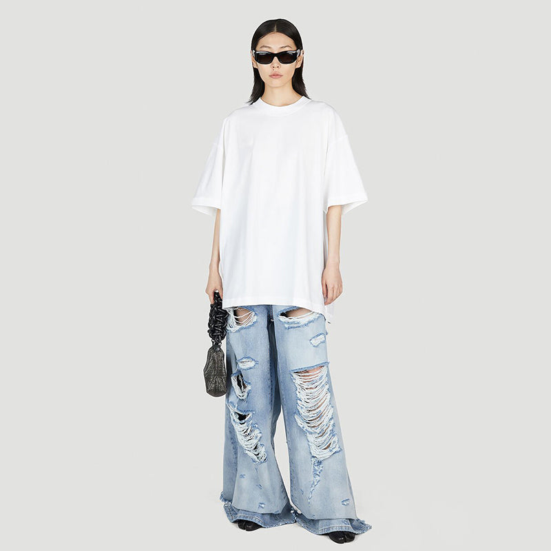 VETEMENTS 反穿設計純色短袖T恤