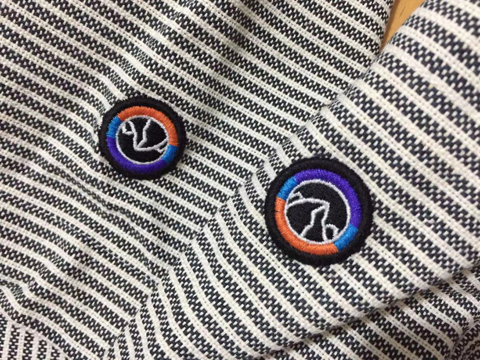 PATAGONIA 條紋帆布托特包
