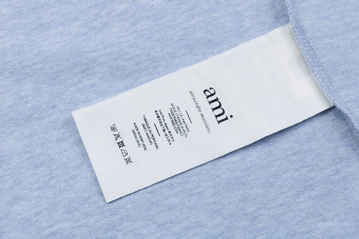 AMI PARIS 經典愛心刺繡短袖T恤