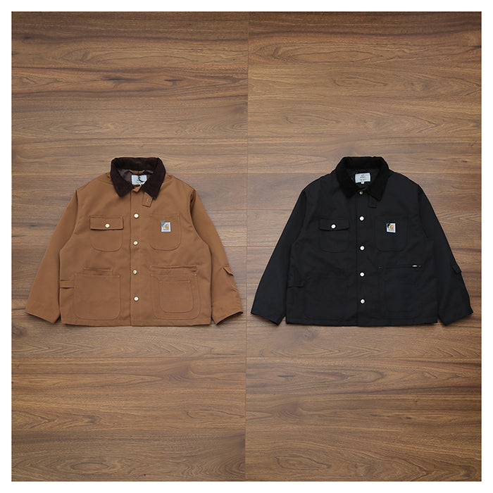 - 全新特價 - Carhartt WIP x Invincible Chore Coat 聯名寬版工裝外套 (黑色L)