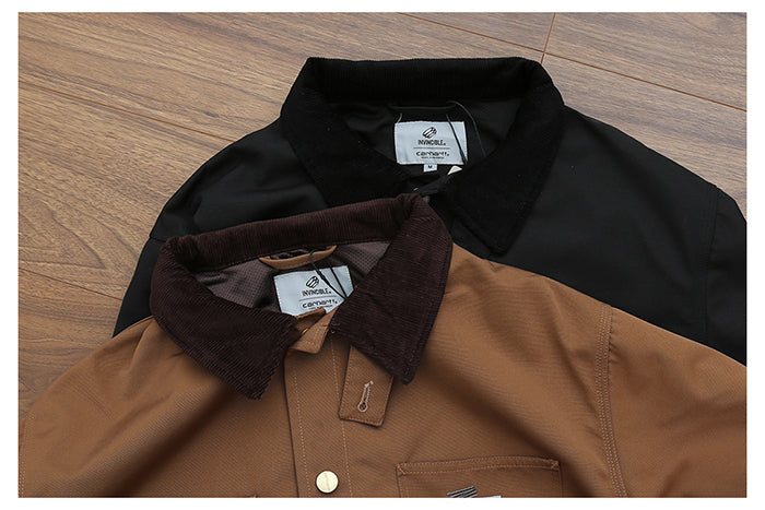- 全新特價 - Carhartt WIP x Invincible Chore Coat 聯名寬版工裝外套 (黑色L)