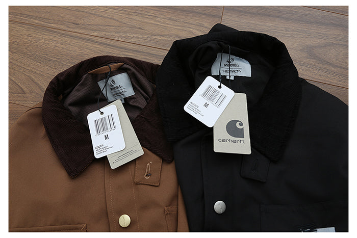 - 全新特價 - Carhartt WIP x Invincible Chore Coat 聯名寬版工裝外套 (黑色L)
