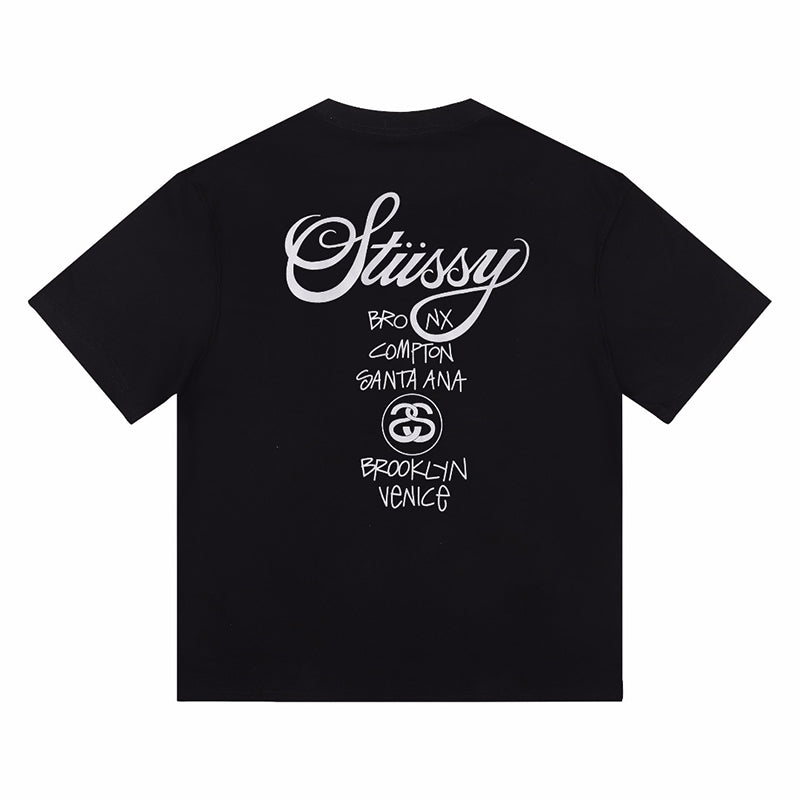 - 全新特價 - STUSSY WHITE WORLD TOUR T-SHIRT 世界巡遊短袖T恤 (白色XL)