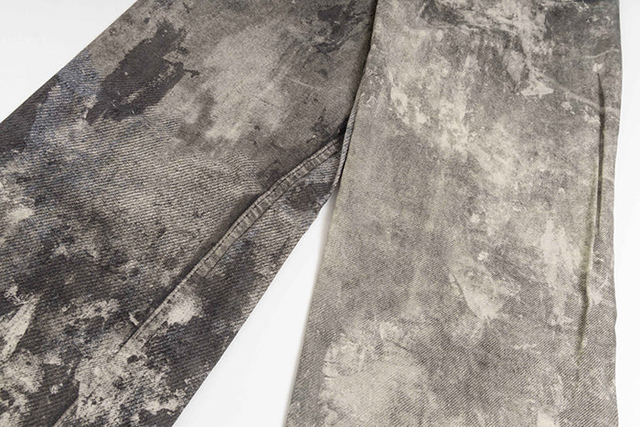 Acne Studio 1981M 染色印花寬鬆牛仔褲
