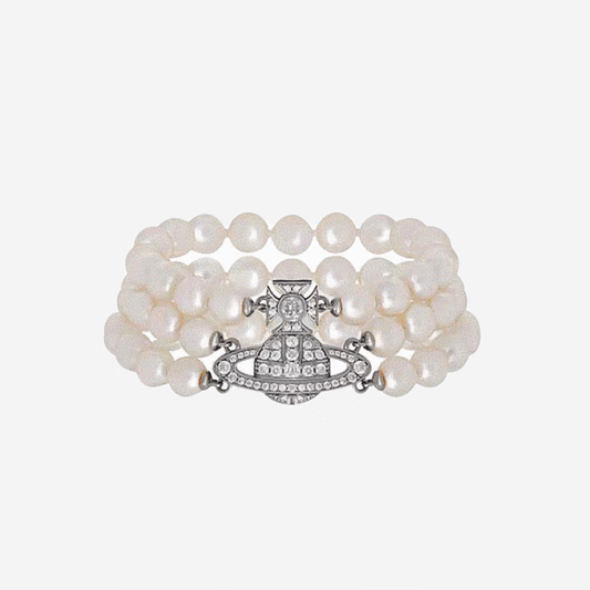 Vivienne Westwood pearl bracelet 三層珍珠手鍊