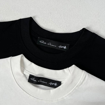 Tommy Cash x Rick Owens T-shirt 簽名刺繡短袖T恤