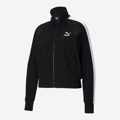 - 全新特價 - PUMA ICONIC T7 TAPING TRACK JACKET ROSÉ 同款立領運動夾克(L)