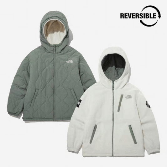 THE NORTH FACE 北臉 雙面穿羊羔絨衍縫外套