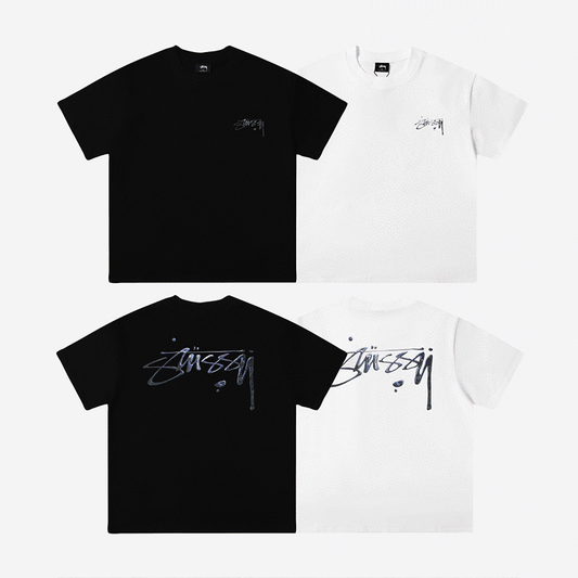 STUSSY 水銀印花短袖T恤