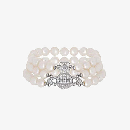 Vivienne Westwood pearl bracelet 三層珍珠手鍊