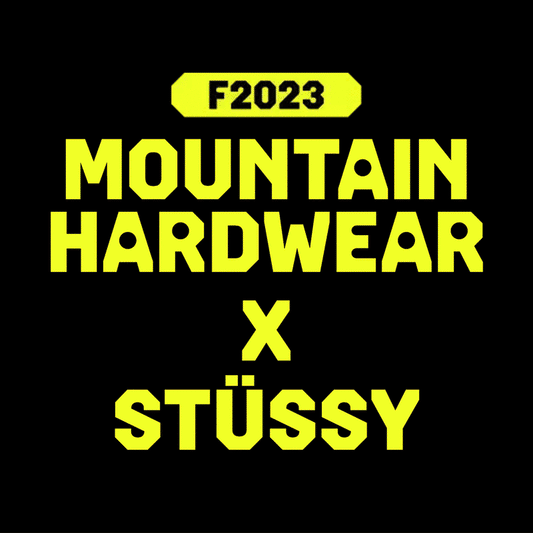 STÜSSY & MOUNTAIN HARDWEAR TEE 聯名撞色縫線短袖T恤