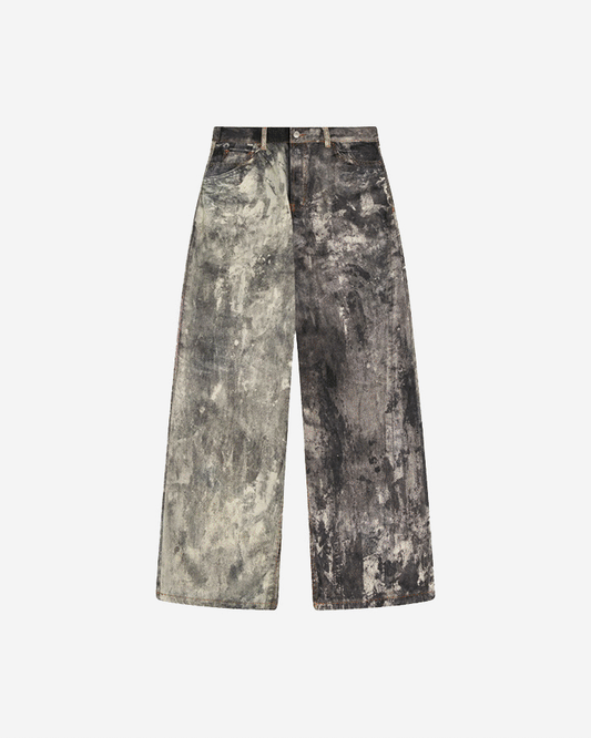 Acne Studio 1981M 染色印花寬鬆牛仔褲