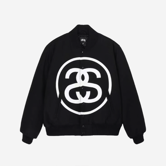 STUSSY SS-LINK VARSITY 重磅刺繡鋪棉棒球外套