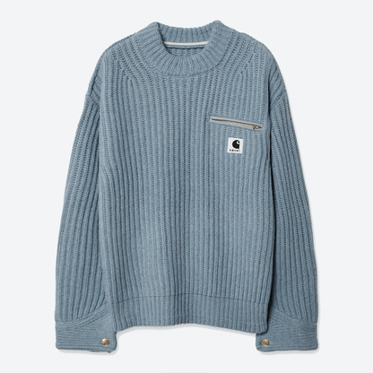 Sacai x Carhartt WIP Knit Detroit Pullover 卡哈特針織毛衣