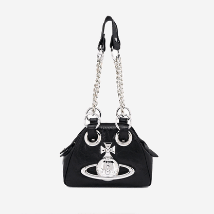 Vivienne Westwood 金屬龐克鏈條斜跨包