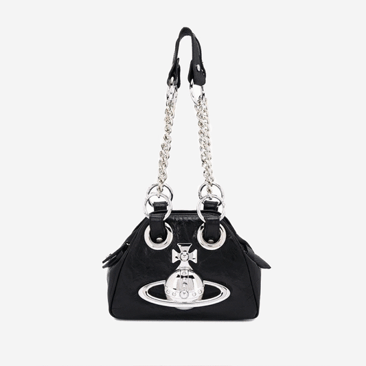 Vivienne Westwood 金屬龐克鏈條斜跨包