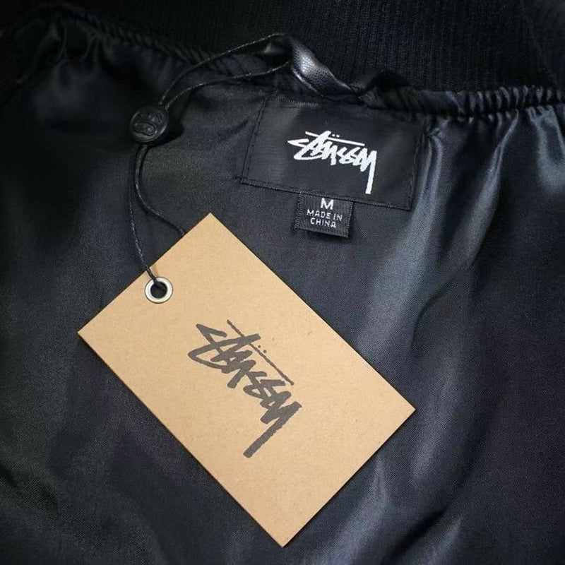 STUSSY VARSITY JACKET 雙袖刺繡棒球外套