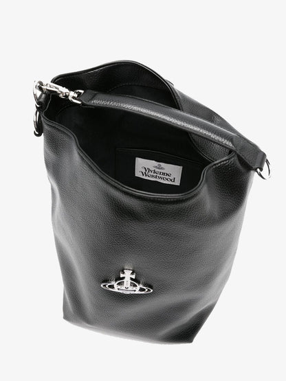 Vivienne Westwood 皮革水桶托特包