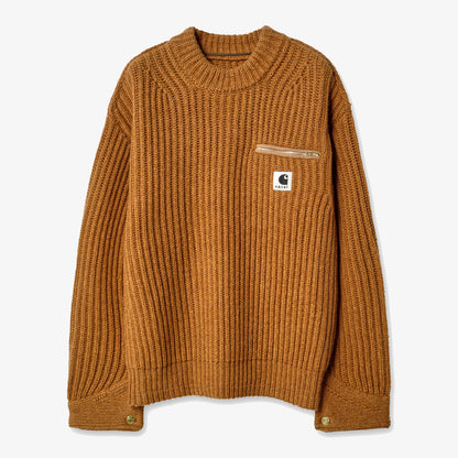Sacai x Carhartt WIP Knit Detroit Pullover 卡哈特針織毛衣