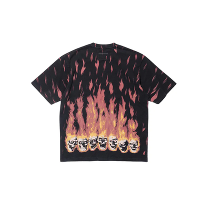 Supreme x MM6 Maison Margiela 火焰骷髏短袖T恤