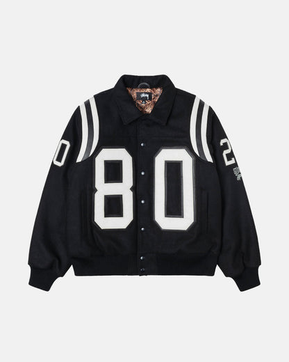 STUSSY 80 WOOL VARSITY JACKET 翻領鋪棉夾克