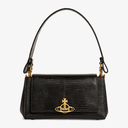 Vivienne Westwood 皮革壓紋腋下包