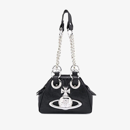 Vivienne Westwood 金屬龐克鏈條斜跨包