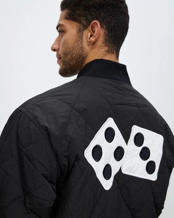 Stussy 菱格紋衍縫鋪棉夾克