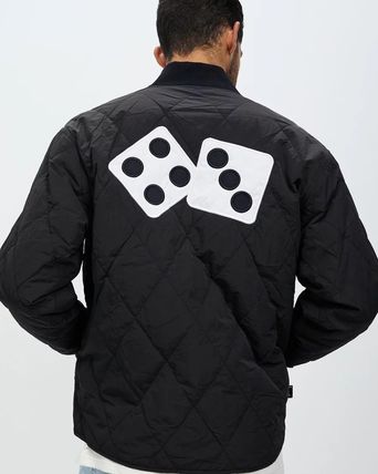 Stussy 菱格紋衍縫鋪棉夾克
