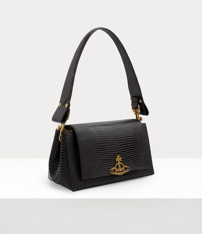 Vivienne Westwood 皮革壓紋腋下包