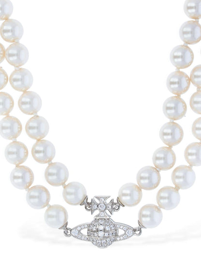 Vivienne Westwood Pearl Choker 雙排珍珠項圈