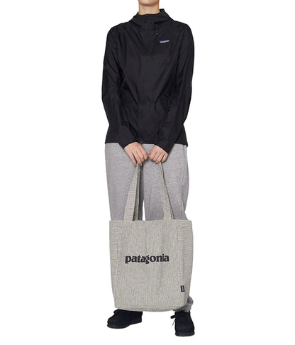 PATAGONIA 條紋帆布托特包