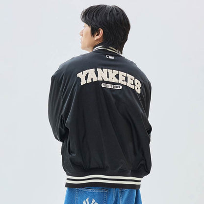 韓國 MLB 美式復古棒球夾克