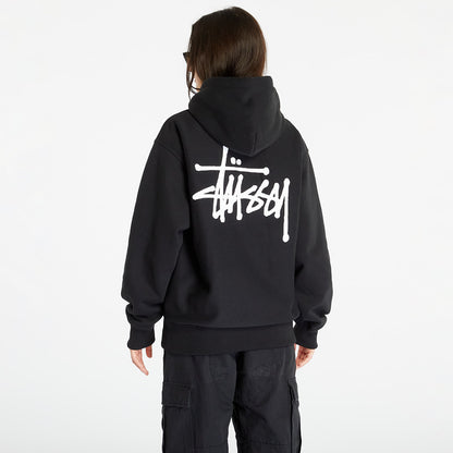 - 全新特價 - STUSSY BASIC FLEECE HOODIE 刷毛連帽上衣 (黑M)