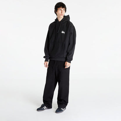 - 全新特價 - STUSSY BASIC FLEECE HOODIE 刷毛連帽上衣 (黑M)