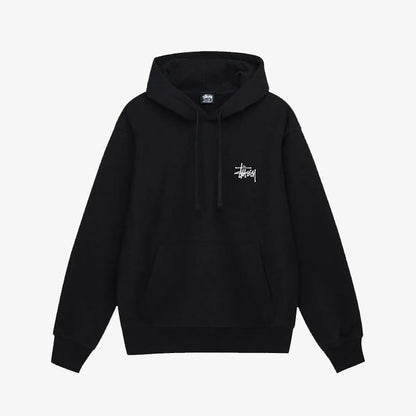 - 全新特價 - STUSSY BASIC FLEECE HOODIE 刷毛連帽上衣 (黑M)