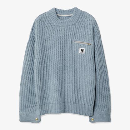 Sacai x Carhartt WIP Knit Detroit Pullover 卡哈特針織毛衣