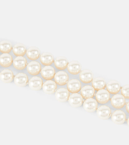 Vivienne Westwood pearl bracelet 三層珍珠手鍊