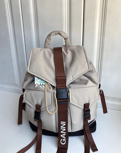 GANNI Tech Multi-Pocket Recycled Backpack 多功能後背包