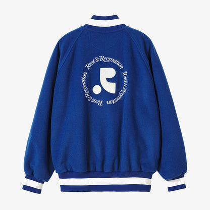 Rest & Recreation RR Boucle 刺繡校隊夾克