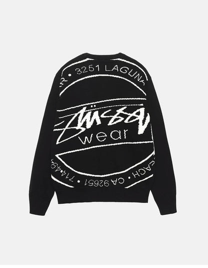 STUSSY LAGUNA ICON 線嵌針織上衣