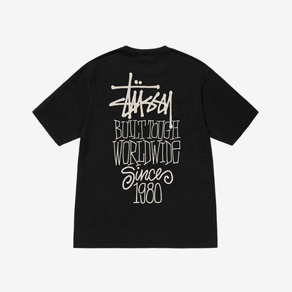 STUSSY 假日系列印花短袖T恤