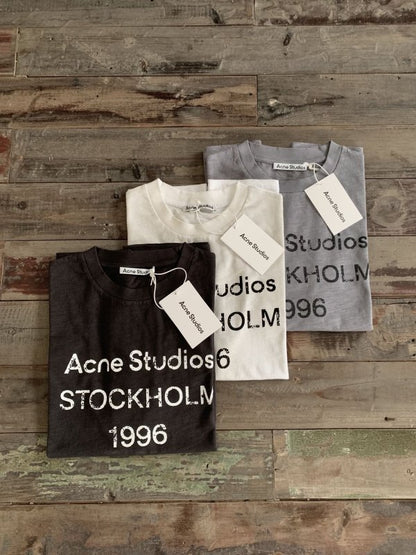 Acne Studios 復古破損做舊短袖T恤 - VANASH
