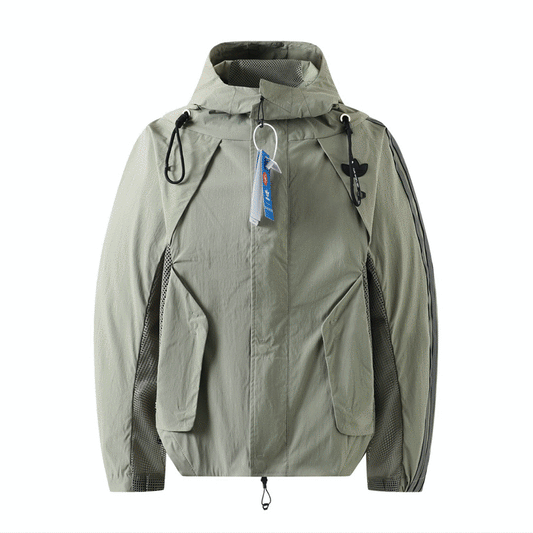 ADIDAS x HAMCUS 愛迪達聯名 結構連帽風衣外套 - VANASH