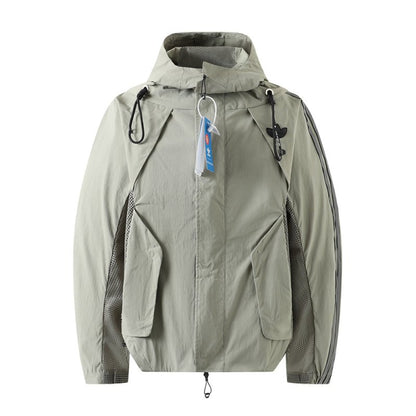 ADIDAS x HAMCUS 愛迪達聯名 結構連帽風衣外套 - VANASH