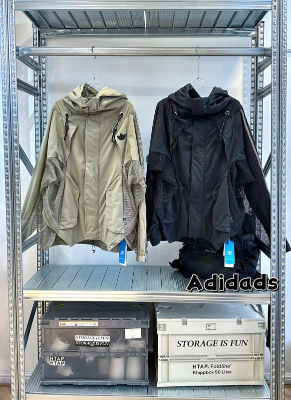ADIDAS x HAMCUS 愛迪達聯名 結構連帽風衣外套 - VANASH