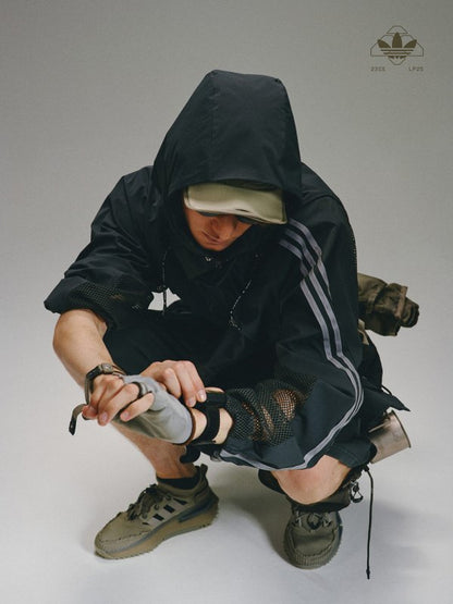 ADIDAS x HAMCUS 愛迪達聯名 結構連帽風衣外套 - VANASH